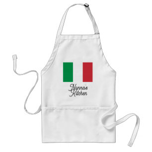 Avental Bandeira italiana da cozinha da Nonna Italia 