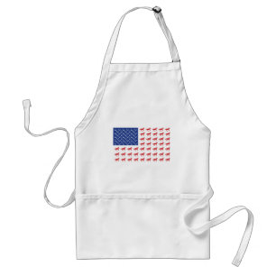 Avental Bandeira Patriótica Americana
