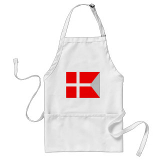 Avental Bandeira rachada de Dinamarca