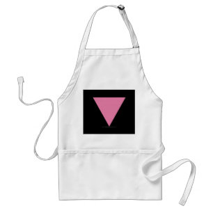 Avental bandeira triângulo rosa SlipperyJoe's símbolo rosa