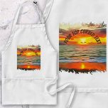 Avental Bandera Bay Sunset 1738<br><div class="desc">Pintura da Coleção "Bandera Bay Sunset 1738" Você não terá que beijar o cozinheiro ou talvez receber um beijo se você conseguir um desses ápons clássicos. É super útil com seus três bolsos espaçosos - perfeito para todos os seus utensílios e ferramentas. Personalize na página do produto ou clique no...</div>