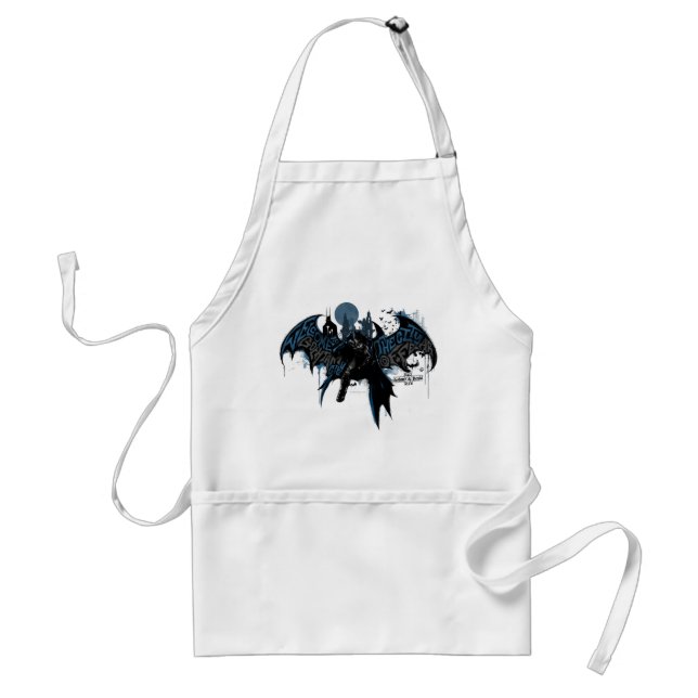Avental Batman Gotham City Paint Drip Graphic (Frente)