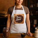 Avental Bean Lover Café Feijão Estético<br><div class="desc">Encaixe sua paixão por café em estilo com nosso Bean Lover Apron! Feito com amor pelo entusiasta devotado do café, este avental apresenta um gráfico vibrante de grãos de café aromáticos, capturando a essência do seu seio favorito. Quer você esteja criando uma tempestade na cozinha ou aperfeiçoando suas habilidades baristas,...</div>