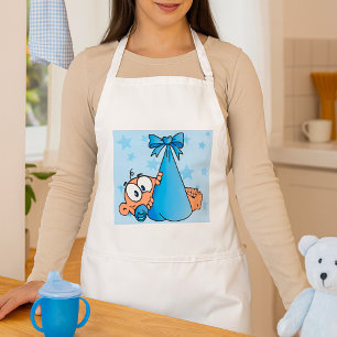 Avental Bebê Adorável com Pacificador em Lança