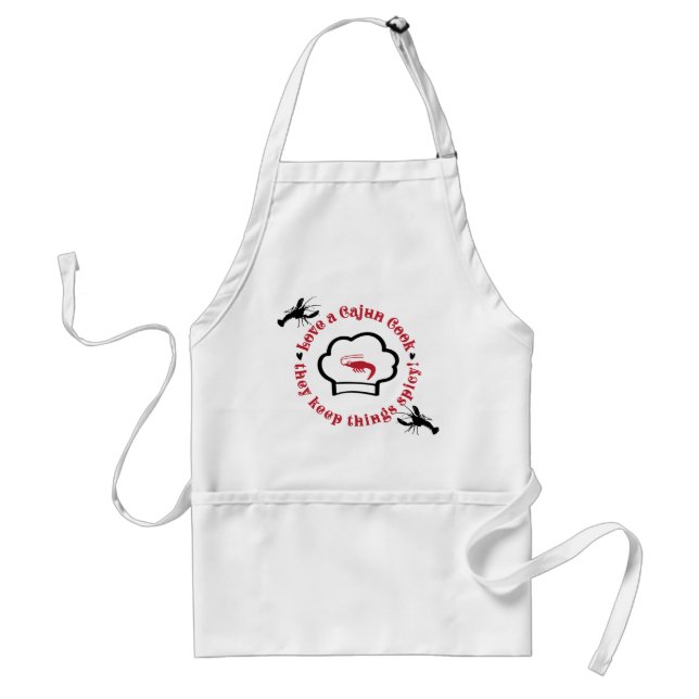 Avental Beija um cozinheiro Cajun Apron (Frente)