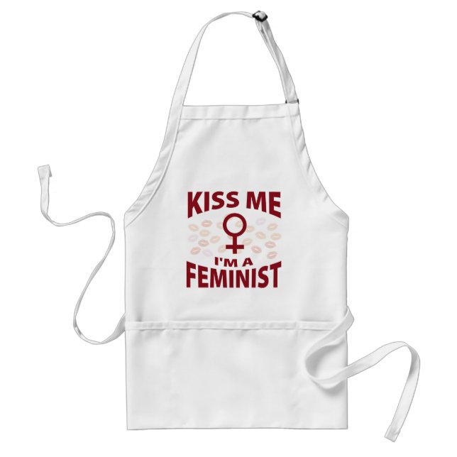 Avental Beije-me que eu sou uma feminista (Frente)