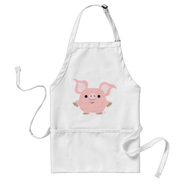 Avental Bela Caricatura Pig Apron (Frente)