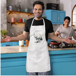 Avental Beleza Árctica: Costume da Fox de inverno