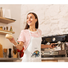 Avental Besouro Iridescente em Aquarela, personalizado