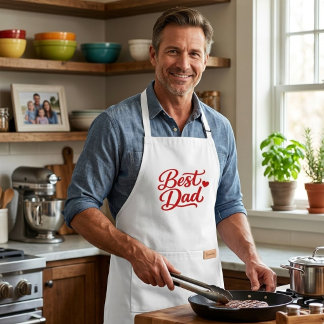 Avental Best Dad Ever Gift Tee