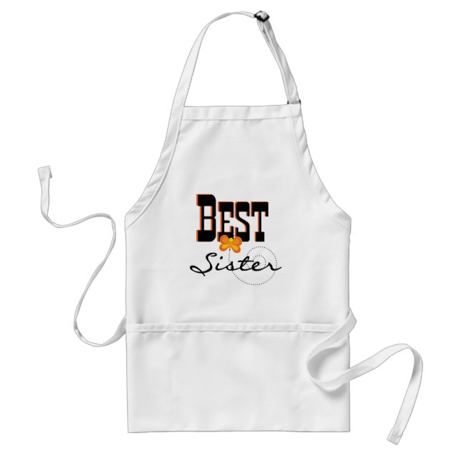 Avental Best Sister T-shirts e presentes (Frente)