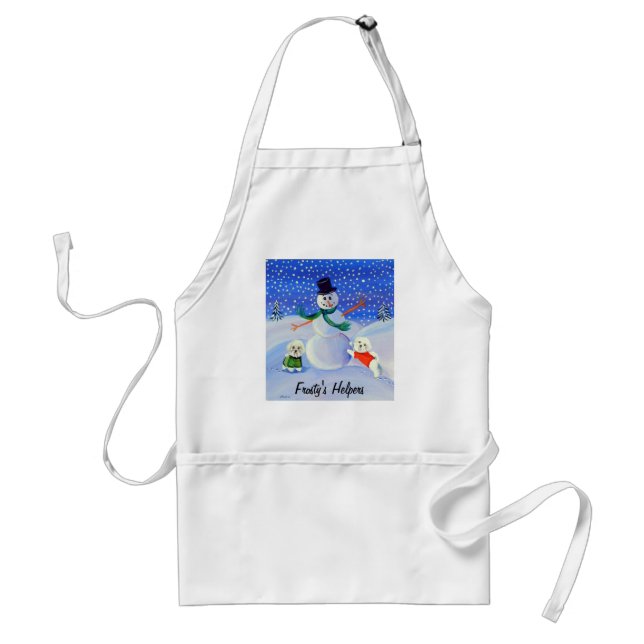 Avental Bichon Frise Apron (Frente)