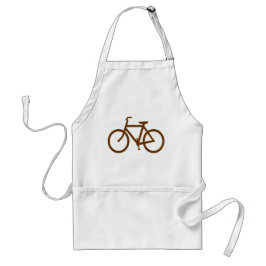 Avental Bicicleta Marrom
