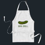 Avental Big Dill (Acordo) Gritante Kosher Pickle Foodie Ve<br><div class="desc">Apresenta uma ilustração original de um picles de dll, com DILL BIG em uma fonte divertida. Muitas ilustrações adicionais estão também disponíveis neste compro. Não vê o que está procurando? Precisa de ajuda para a personalização? Entre em contato com Rebecca para ter algo projetado para você!</div>