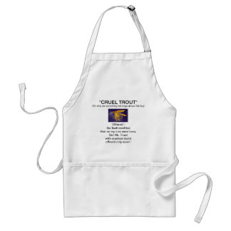 Avental "Big Yellow May Wet Fly Cruel Trout" Apron