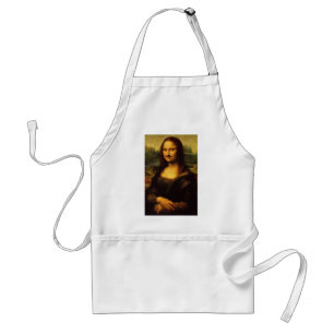 Avental bigode de mona lisa