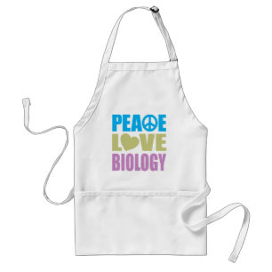 Avental Biologia do amor da paz