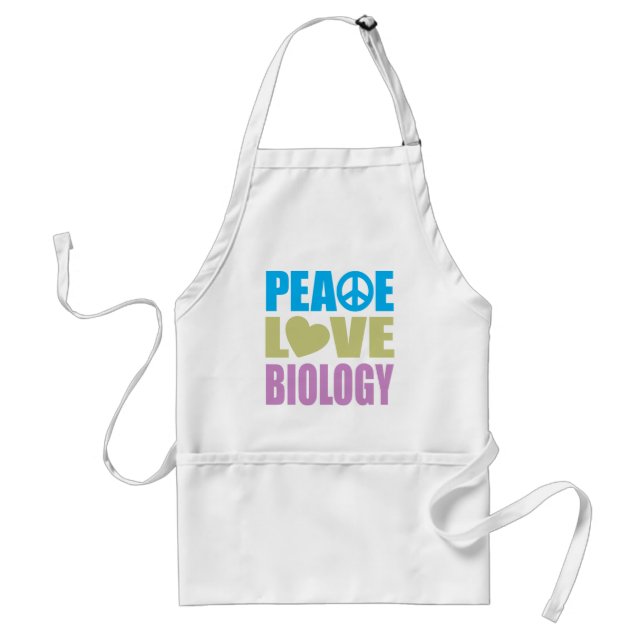 Avental Biologia do amor da paz (Frente)