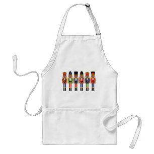 Avental Black Nutcracker Christmas Apron