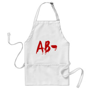 Avental Blood Group AB - Hospital #Horror Negativo