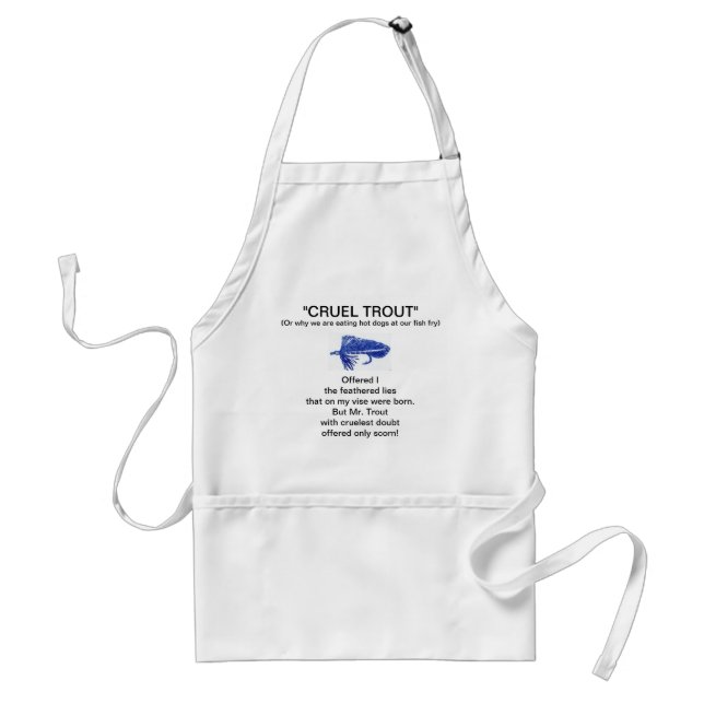 Avental "Blue Matuka-Cruel Trout" Apron (Frente)