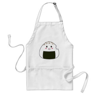 Avental Bola de arroz de Kawaii "Onigiri" com Bitemark