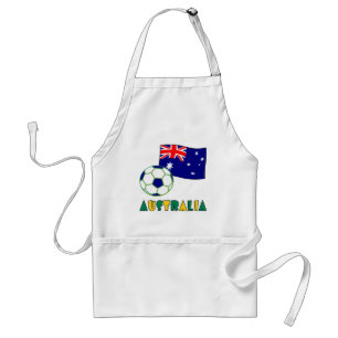 Avental Bola de Futebol e Bandeira Australiana