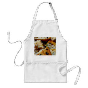 AVENTAL BOLO QUADRADO DE FRUTA MISTO. APRON CUTÂNEO