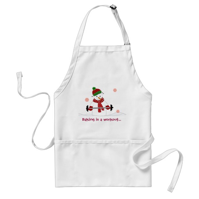 Avental Boneco de Neve com Dizer Doce (Frente)