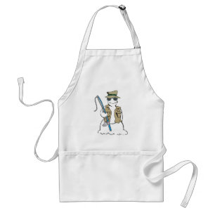Avental Boneco de neve do pescador com veste