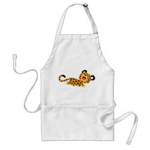 Avental Bonita Cartoon Facebook Leopard Apron