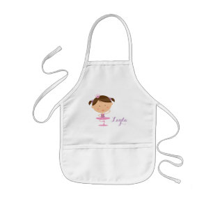 Avental bonito da menina da bailarina do dançarin