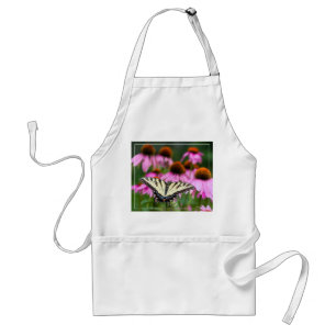 Avental Borboleta Andorinha-Tigre Oriental em Coneflowers