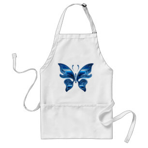Avental Borboleta azul