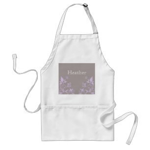 Avental Borboleta Lilac Apron Floral