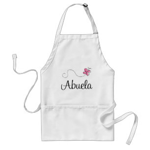 Avental Borboleta rosa Abuela Gift Tee