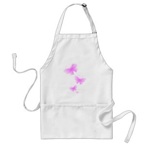 Avental Borboleta Rosa Apron
