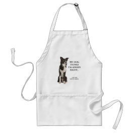 Avental Border Collie/Wife Barbeque Apron