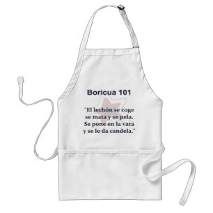 Avental Boricua 101 Apron