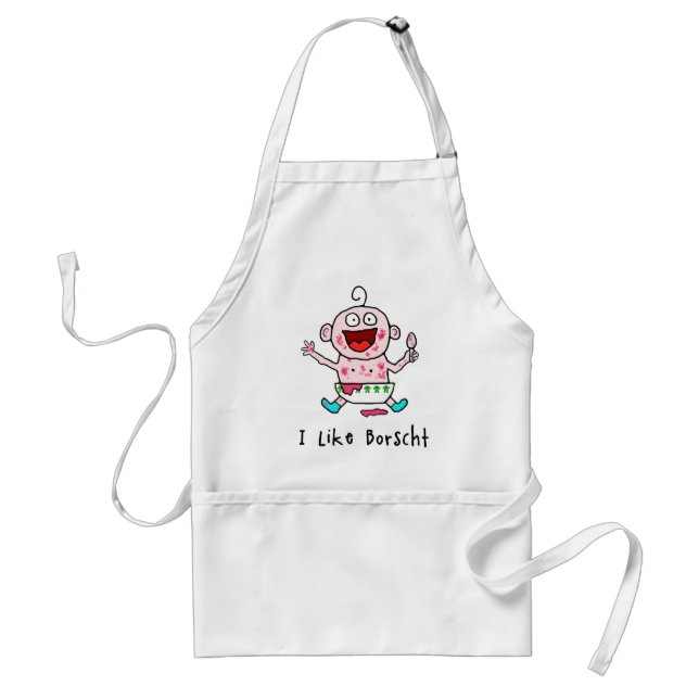 Avental Borscht Baby Apron (Frente)