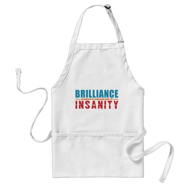 avental BRILLIANCE VS INSANITY - escolha estilo, c (Frente)