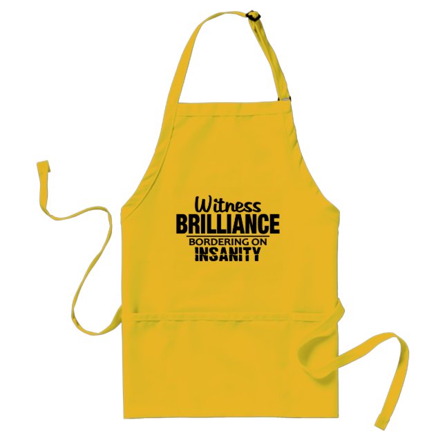 avental BRILLIANCE VS INSANITY - escolha estilo, c (Frente)