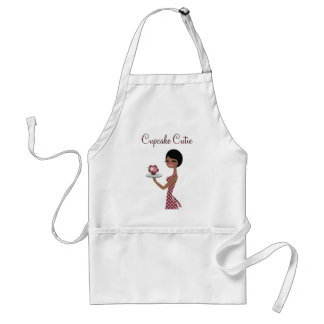 Avental Brunette de Cutie do cupcake de 311 Carmella