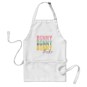 Avental Bunny Babe Cute Modern Páscoa Personalizada