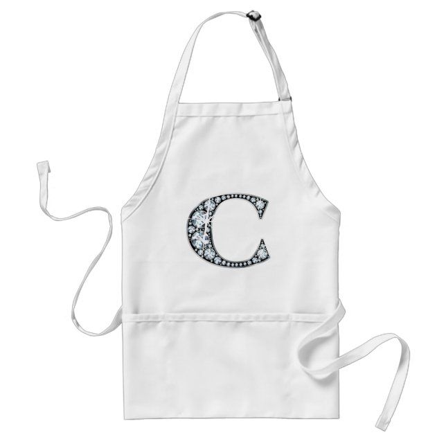 Avental "C" Diamond Bling Apron (Frente)