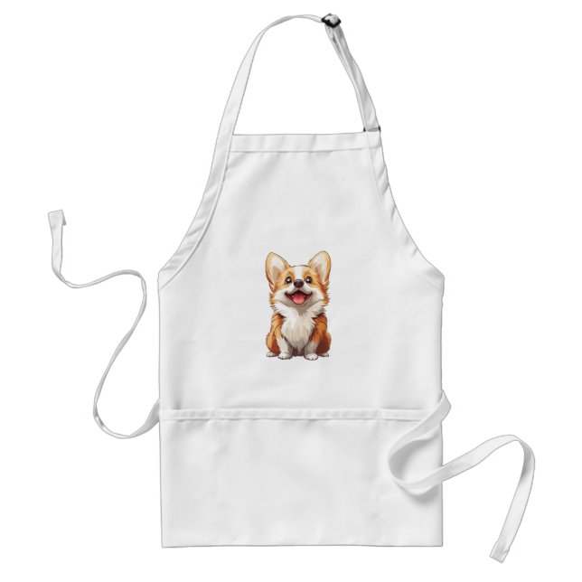 Avental Cachorro Corgi Galês (Frente)