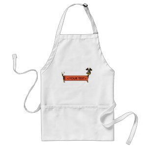 Avental Cachorro Daschund Personalizável, <YOUR TEXT>