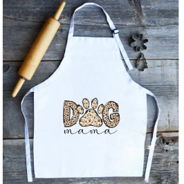 Avental Cachorro Mama Leopard Apron