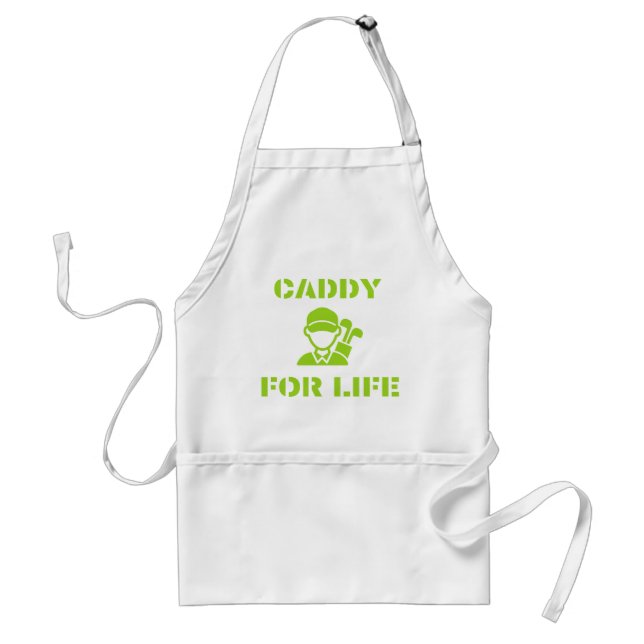 Avental Caddy de Golfe para a Vida Cotação Verde Lima (Frente)
