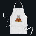 Avental Café da manhã | Nome personalizado do cozinheiro<br><div class="desc">Um avental único e divertido feito para um chef especialista,  cuja especialidade é o café da manhã! Todos os elementos individuais são personalizáveis,  então divirta-se sendo criativo e fazer-o seu.</div>